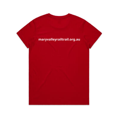 Premium ladies T-shirt (with website on the back) Thumbnail